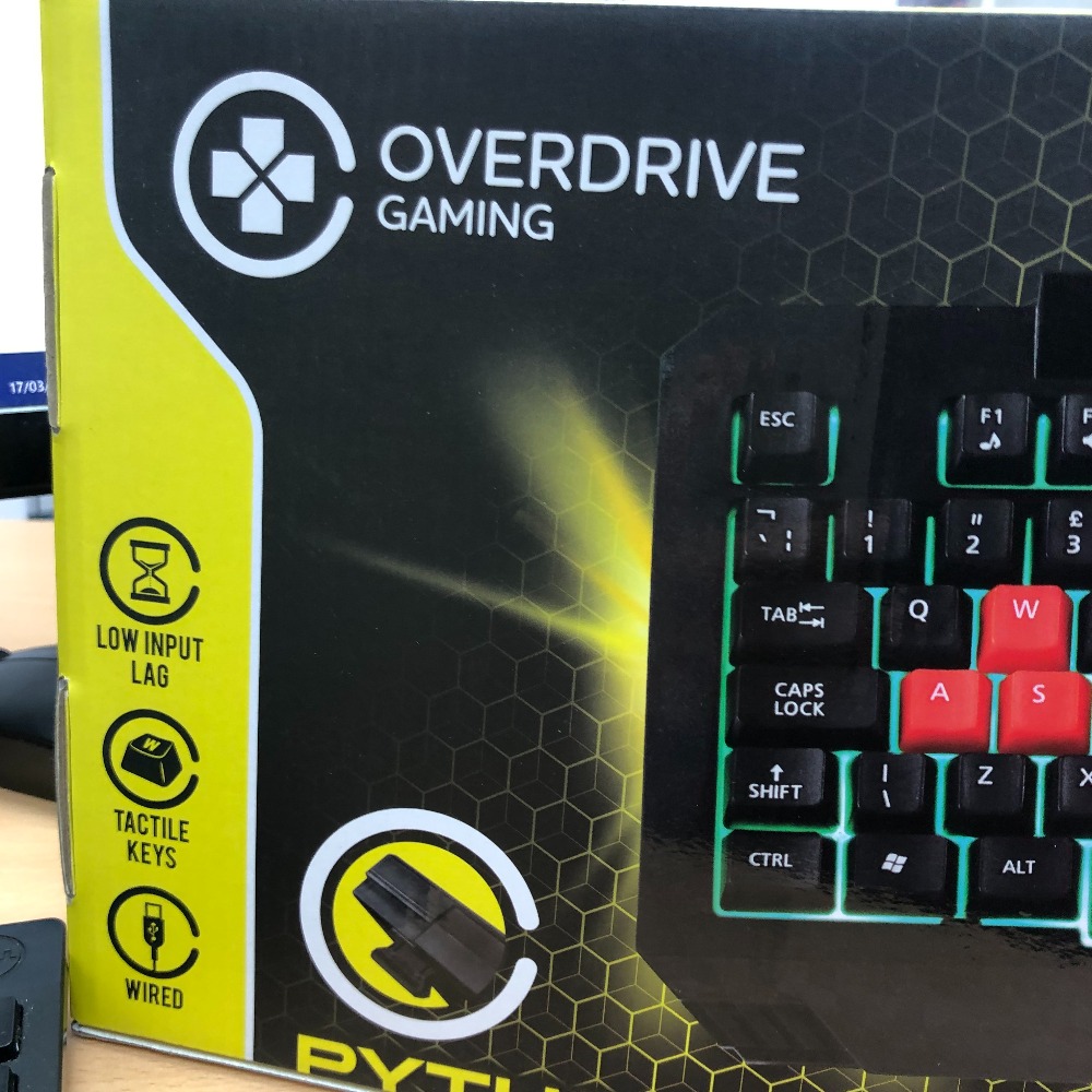 New Overdrive Gaming Python RGB Gaming Keyboard Overdrive Gaming Python ...